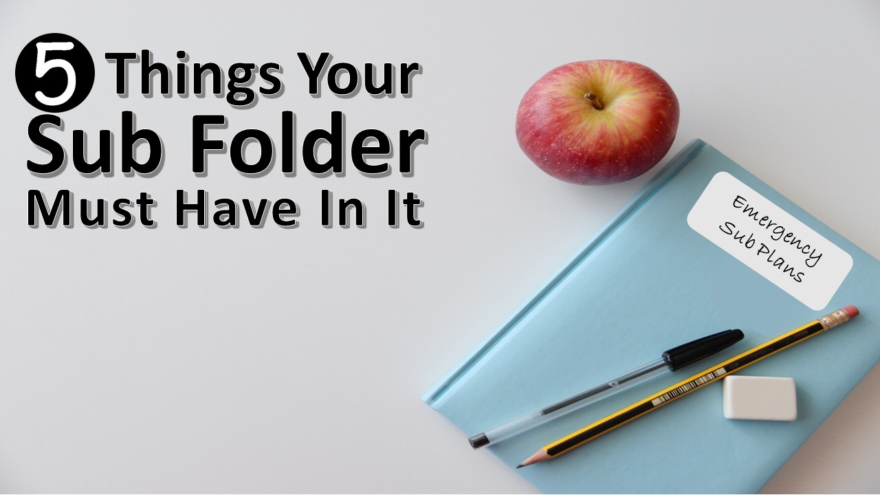 5-things-to-put-in-your-substitute-folder-rethink-math-teacher