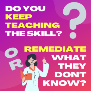 How to reteach multiple prerequisite skills at the same time - RETHINK ...